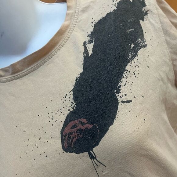 STREET ART GRAFFITI ARTIST BOY WITH SKULL BALLOON TEE LARGE JUNIOR L - Picture 4 of 6